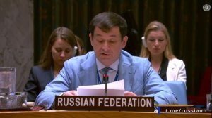 Д.А.Полянский на заседании Совета Безопасности ООН по Украине, Нью-Йорк, 29 августа 2025 года