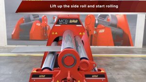 Вальцы DAVI - MCB (4х валковые) - Вальцовка цилиндра