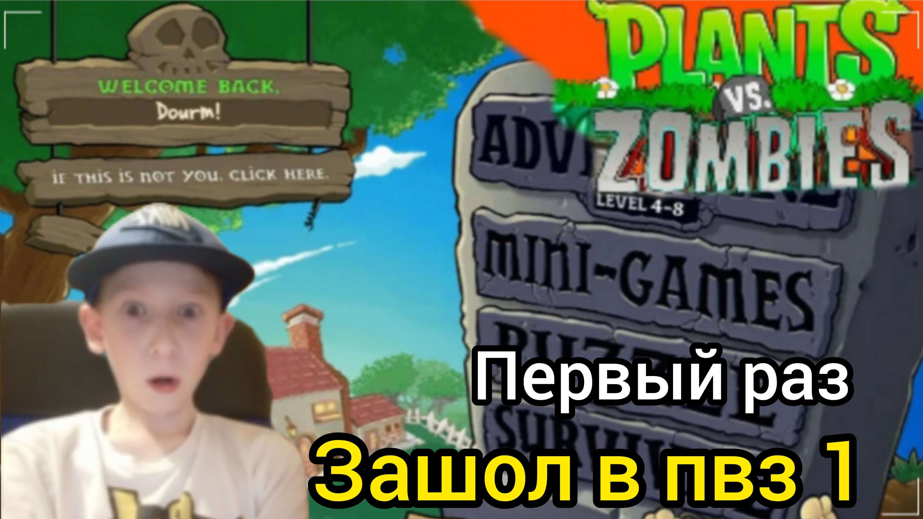 играю в pvz 1 очень круто