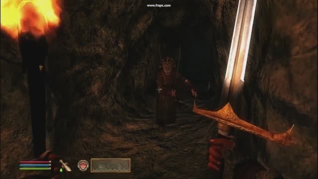 Обливион - Сражения с Модом на критические повреждения_ мясорубка