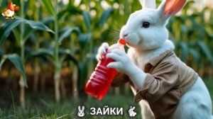 Зая и Зайчата 🐰🐇🐇 Веселые истории из жизни семейства зайчиков (18)