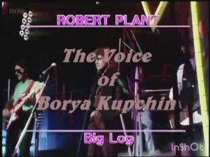 Боря Купчин-Big Log-  (Robert Plant(фанвидеоверсия