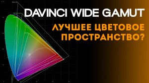 ΠΠΎΡΠ΅ΠΌΡ Ρ ΡΡΠ°Π» ΠΈΡΠΏΠΎΠ»ΡΠ·ΠΎΠ²Π°ΡΡ DaVinci Wide Gamut ΠΊΠ°ΠΊ ΡΠ°Π±ΠΎΡΠ΅Π΅ ΡΠ²Π΅ΡΠΎΠ²ΠΎΠ΅ ΠΏΡΠΎΡΡΡΠ°Π½ΡΡΠ²ΠΎ?