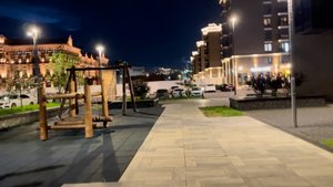 Вечерний Красноярск. Красивая улица города. Эпизод 10