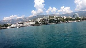 Дорога Севастополь-Ялта. Набережная Ялты. На теплоходе по черному море.