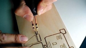 Тестирование пирографа Дымок - Костерок после изготовления и настройки