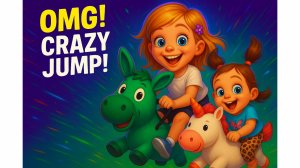 «ШОК! Сумасшедшие скачки и горки в игровой комнате!»