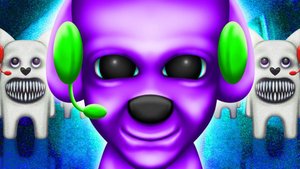 ФИОЛЕТОВЫЙ МОНСТР НАПАДАЕТ В РОБЛОКС! (AOONI NIGHTMARE) ROBLOX 💜⚠️