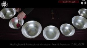 7HPp-009 Набор 7 поющих чаш Healingbowl® Professional Himalayan Pearl® Premium