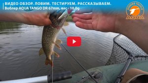 🎣🐟 Как поймать щуку на глубине? Обзор Воблера AQUA TANGO DR