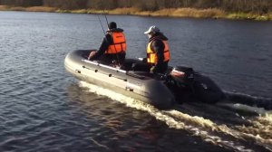 Надувная лодка ПВХ Навигатор 400 НДНД (Надувное Дно Низкого Давления). Обзор и тест-драйв.