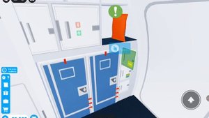 Играем в ROBLOX, а точнее, в cabin crew simulator, и в очистить дом!