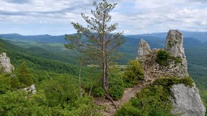Идем на хребет Уна-Коз и Чертов Палец из Даховской пешком