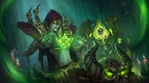Warlock VS Death Knight. КВЕСТ ЧЕРНОКНИЖНИК на временных картах. быстрый матч #18 #Hearthstone