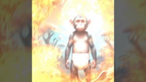 обезьяна в подгузниках