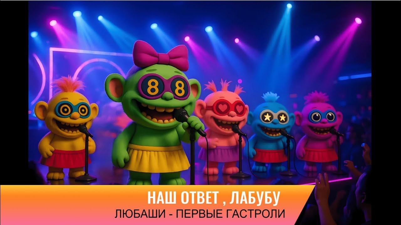 НАШ ОТВЕТ, ЛАБУБУ| ЛЮБАШИ, ПЕРВЫЕ ГАСТРОЛИ-ПОКОРЕНИЕ МИРА!!! смотреть онлайн