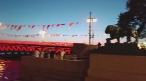 Ночная прогулка,Питер,Адмиралтейство и здания Сената и Синода