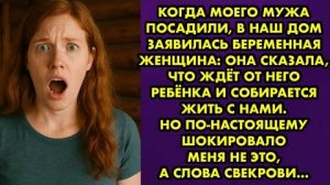 Когда моего мужа посадили, в наш дом заявилась беременная женщина. Она сказала, что ждет от него...