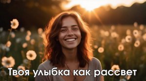 Песня "Твоя улыбка как рассвет" - Поп музыка