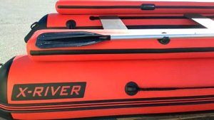 X-River Agent 390 с фальшбортом и носовым тентом