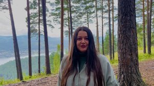 Блиц интервью на берегу Енисея с Ксенией - администратором «Пещеры Караульной 2» Эпизод 13.