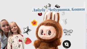 Лабубу,Чебурашка и песенка о черном коте