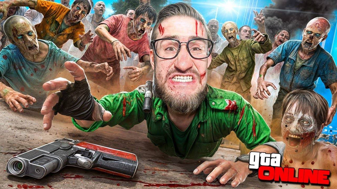 1 000 000 ЗОМБИ vs 4 ЧЕЛОВЕКА! СПАСТИСЬ ОТ ЗОМБИ ВИРУСА! НОВЫЙ ЗОМБИ смотреть онлайн