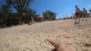 Пэкс на пляже в Голубицкой