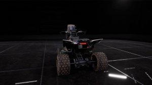 Quad Yamaha raptor 700 in Dakar Desert Rally. Enrico racing team.