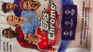 Брейк 2023/24 Topps Chrome UEFA Club Competitions Soccer 7-Pack Blaster Box.mp4