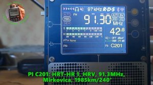 25.07.2025 15:46UTC, [Es], HRT HR1, Хорватия, 91.3МГц, 1985км