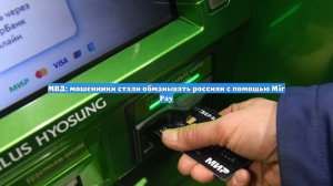 МВД: мошенники стали обманывать россиян с помощью Mir Pay