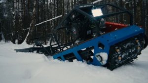 Мотобуксировщик БТС Малек 380 - обзор бюджетного мотобуксировщика