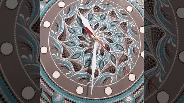 Точечная роспись интерьерных часов смотреть онлайн