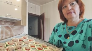 Готовлю кабачки в духовке! с помидорами, фаршем и чесноком! Присоединяйтесь!