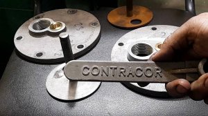 Ремонт задвижки регулятора потока пескоструйной машины Contracor