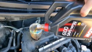 Kia Rio. Шестая Замена масла (Motul 6100 Save Nergy)