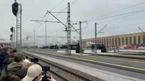 Динамическая экспозиция на «PRO//Движение.Экспо» 2025. Паровозы разных эпох и бронепоезд