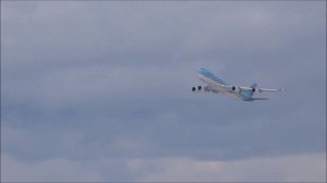 Взлет Боинг-747 из Южной Кореи