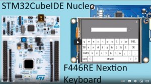 96. STM32CubeIDE Nextion Display. Keyboard example with STM32F446RE