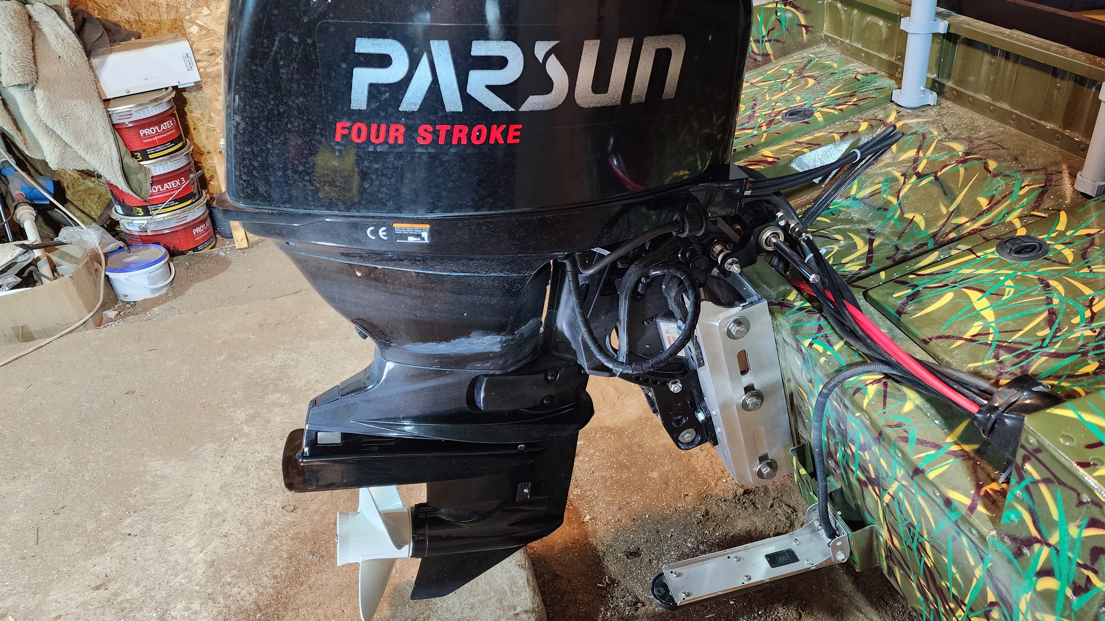 Лифт на Прогресс2 м под мотор PARSUN F 40 смотреть онлайн