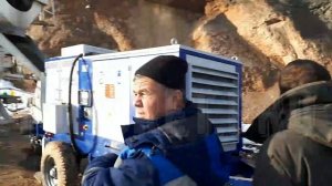 ГЭС Узбекистан. Запуск оборудования для торкретирования, Специалисты "ЕвроТех"