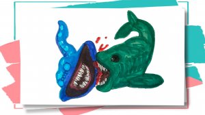 Рисуем монстра Блупа против Эль Грен Майя / How to draw EL Gran Maja vs Bloop