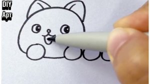 Обучу рисовать рыжего кота фломастерами. DIY Арт