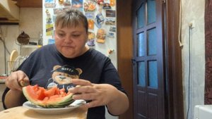 мукбанг сходила в лес за грибами показываю результат