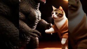 Кот VS Годзилла