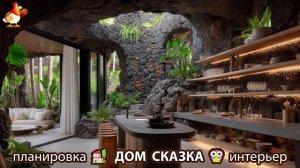 Сказочный дом мечты – 3D идея для вдохновения с планировкой и интерьером 🏡🏚️🏠 вариант (320)