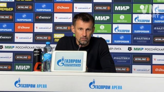 Сергей Семак с комментариями по матчу после победы "Зенита" над "Пари НН" смотреть онлайн