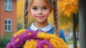 Поздравление с 1 сентября Музыкальная Открытка