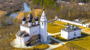 Верея - прогулка по центру города, любуемся видом с Земляного вала.